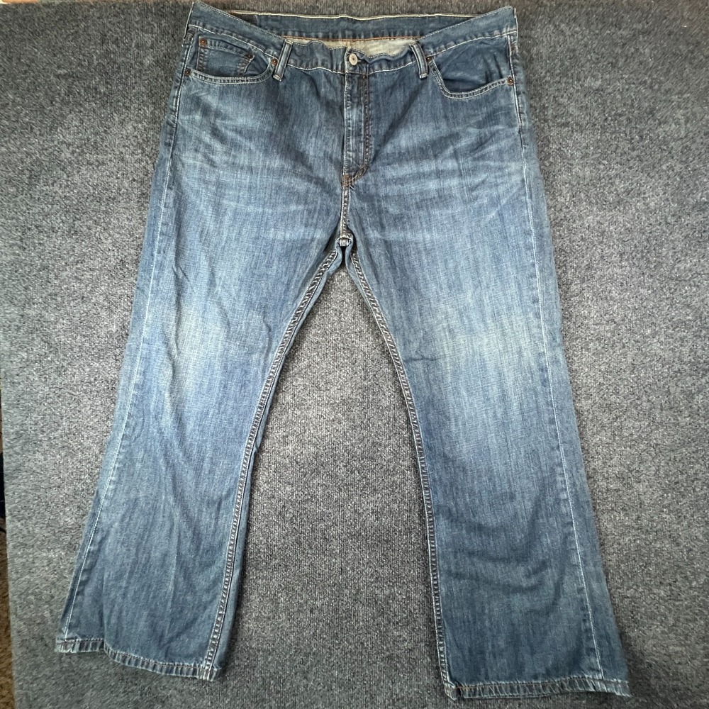Levi's 527 Bootcut Jeans Mens‎ 42x29 Blue Denim Cotton Slim Fit Medium Wash